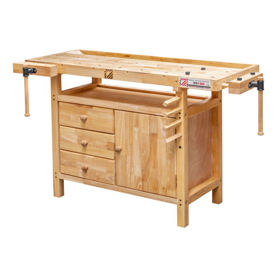 Holzmann WB138C banco de trabajo 1380x620x840 mm