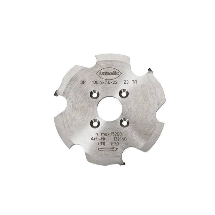 Lamello 132140 Fresa de ranurar diamantada 100 x 4 x 7 22 mm Z3 para Zeta