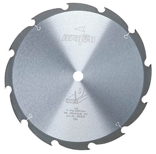 Mafell Accesorios 092560 Hoja de sierra Mafell HM, 120 x 1,2/1,8 x 20 mm, Z 12, WZ