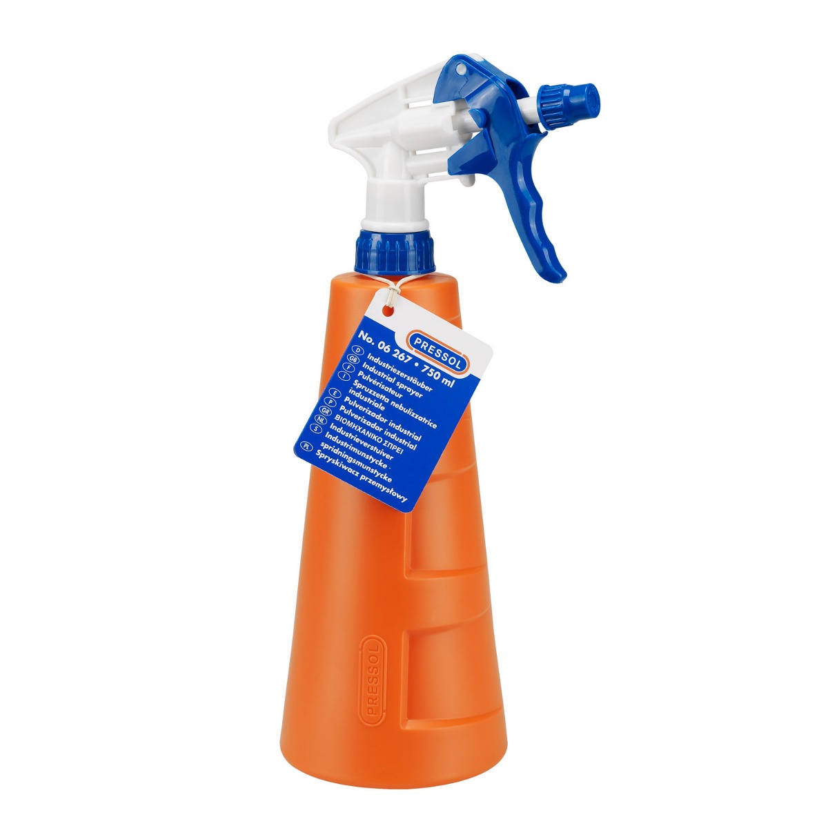 Pressol 06 267 Pulverizador industrial 750 ml Boquilla de plástico PE naranja