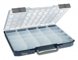 Raaco 136297 CarryLite con 25 bandejas 55 5x10-25/1