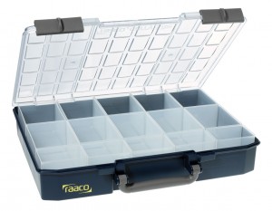 Raaco 136310 Maletín de surtido Carry-Lite 80 5x10-15 con 15 cajas de inserción