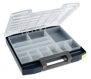 Raaco 138345 BOXXSER, Tipo 55 6x6-14 Caja de surtido
