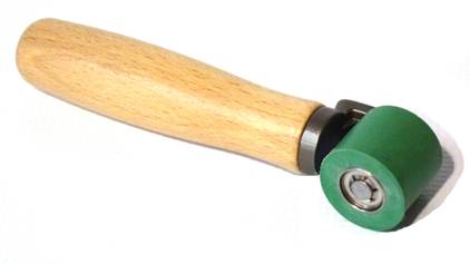 Leister 140.161 Rodillo de presión de 28 mm de rodamiento de bolas de silicona de un solo brazo