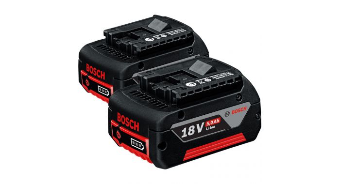 Bosch Professional Accesorios 1600A002U5DUO GBA 18 V 5,0 Ah MC Batería Professional DUO Pack