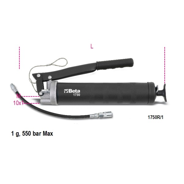 Beta 017500500 1750 500 Pistola de engrasar 550cc