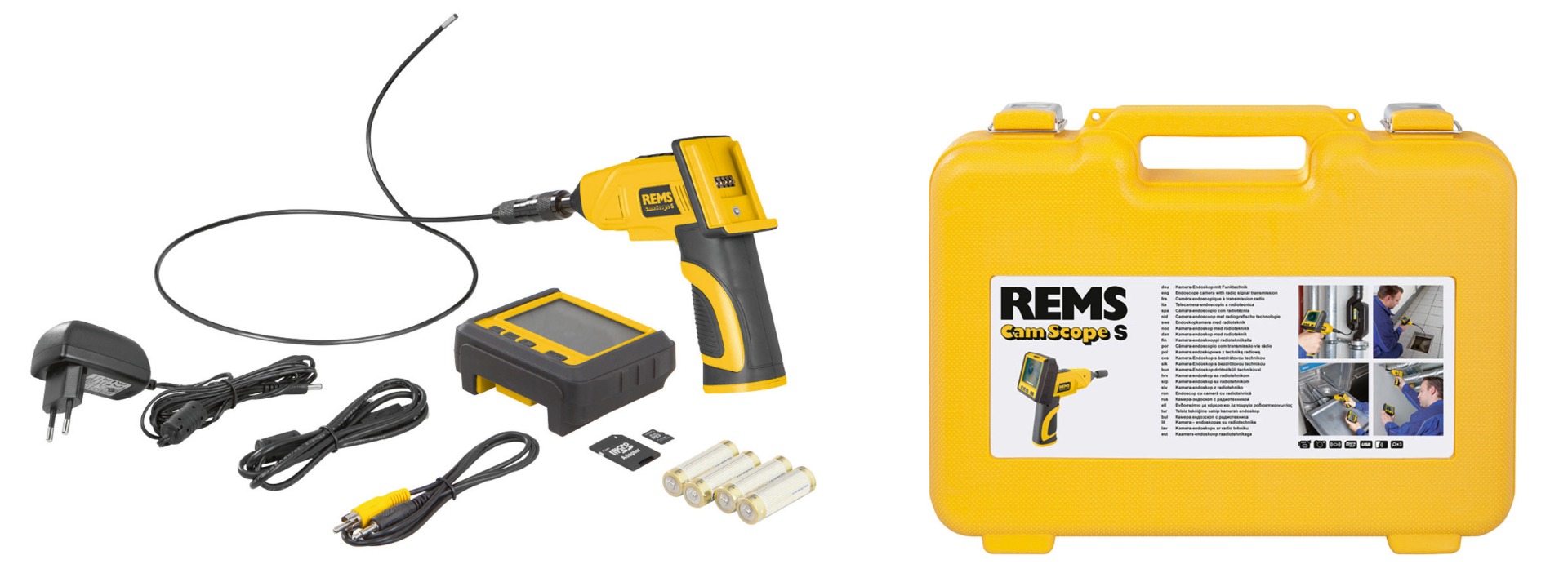 Rems 175132 R220 Endoscopio con cámara CamScope S Set 4.5-1 con transmisión de señal inalámbrica