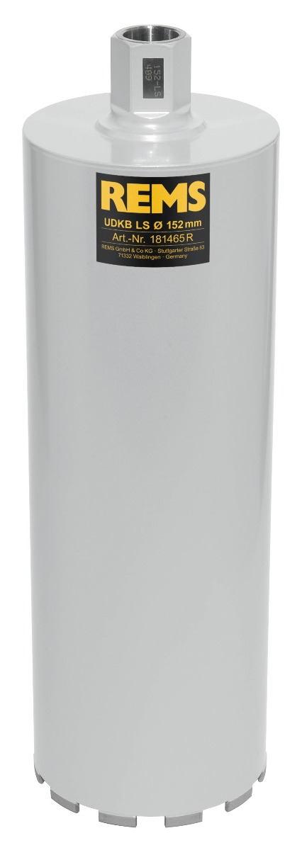 Rems 181465 R UDKB-LS 152x420xUNC 1 1/4 Broca de diamante, soldada por láser Seco/húmedo