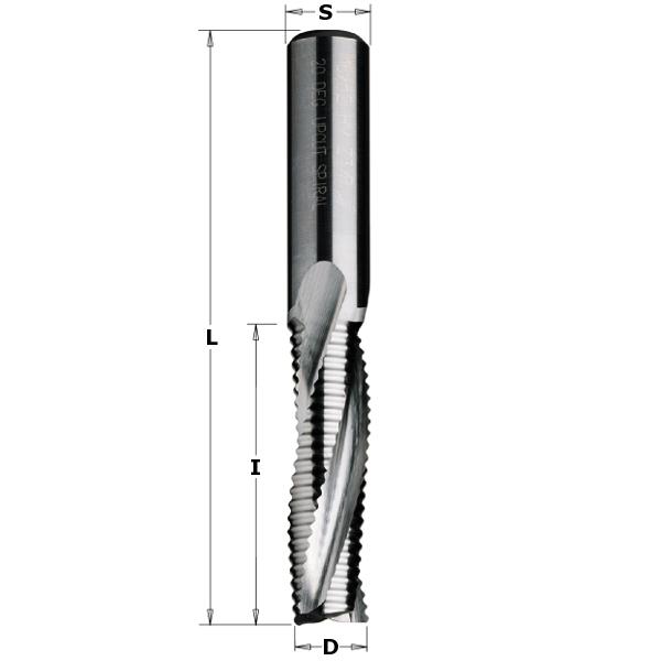 CMT 195.081.12 Fregadora 8mm, vástago 8mm izquierda