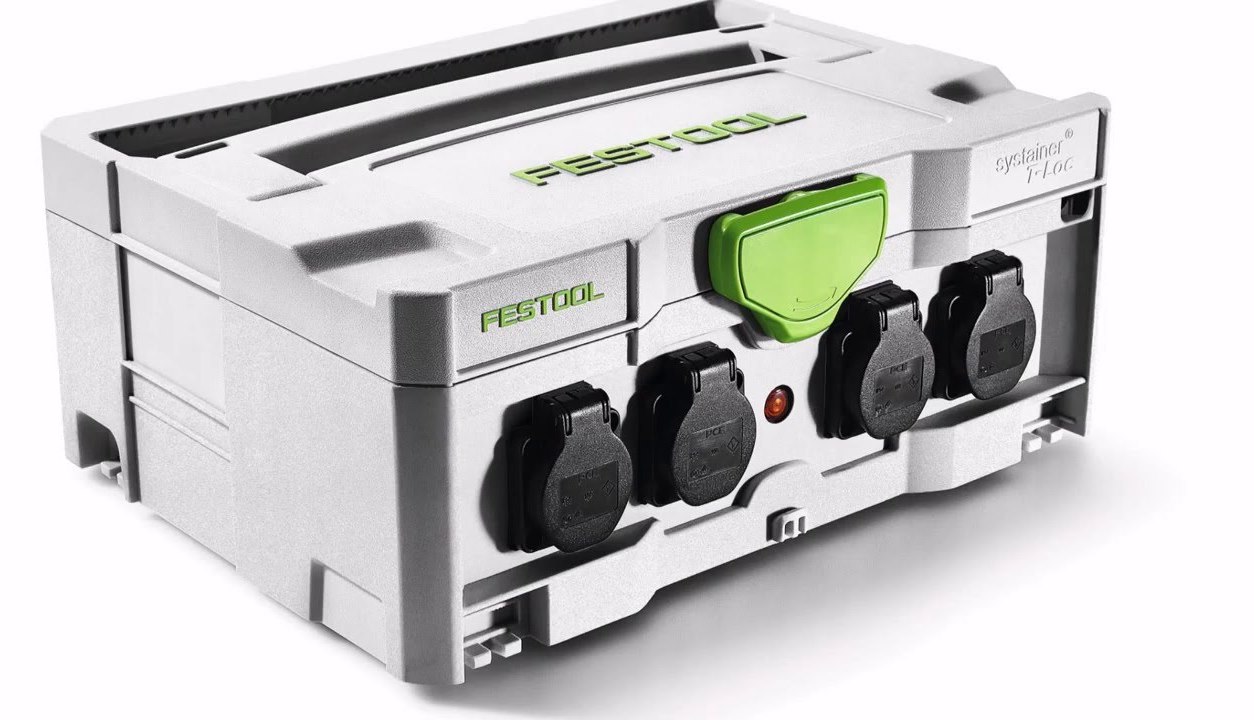 Festool Accesorios 200231 SYS-PowerHub SYS-PH Cable alargador de 10 metros con 5 tomas en systainer