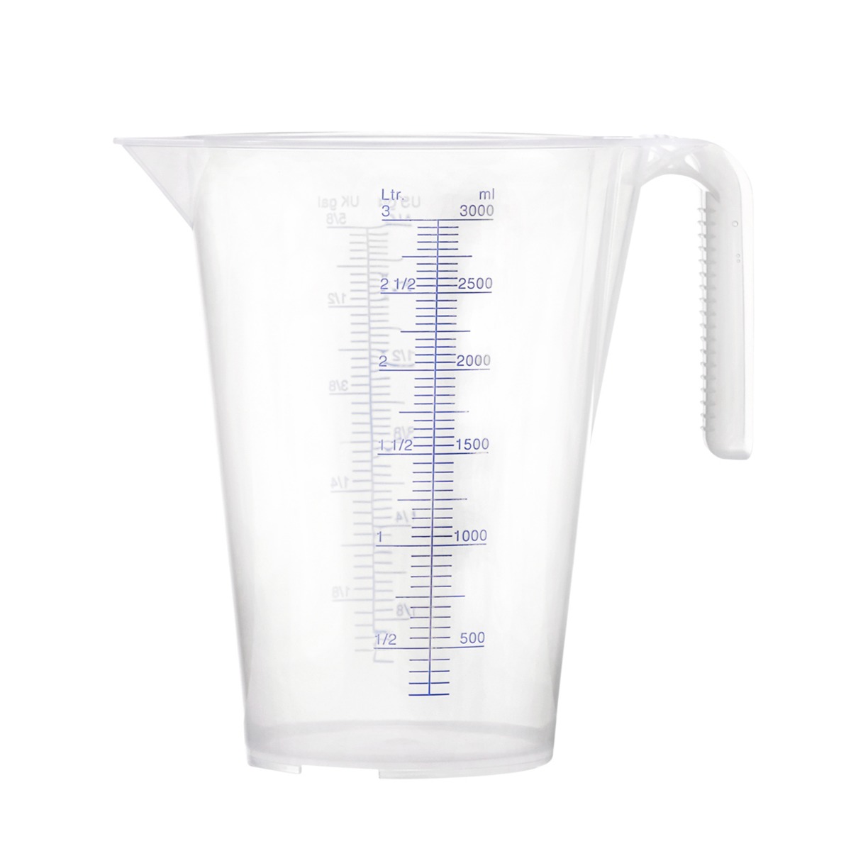 Pressol 07 064 Vaso medidor PP 3L escala transparente ml/l US gal/UK gal