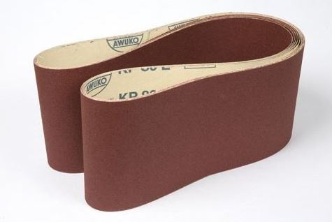 Hegner 50120000 Bandas de lija grano 80 para lijadora TWS230 6 piezas