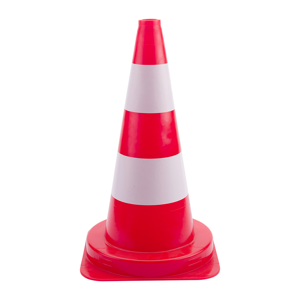 ColorLine 24.002.50 Cono de tráfico PVC naranja/blanco - 50 cm