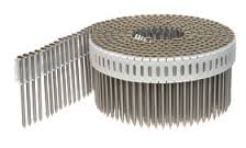 Paslode Fijaciones 312813 Clavos en bobina IN-TAPE 2,5 X 35 Anillo de acero inoxidable Cabeza de lente 13.650 piezas