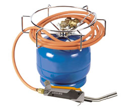 Sievert 334915 Juego de instalación con botella 2012 y quemador ciclónico 333501 PROMA