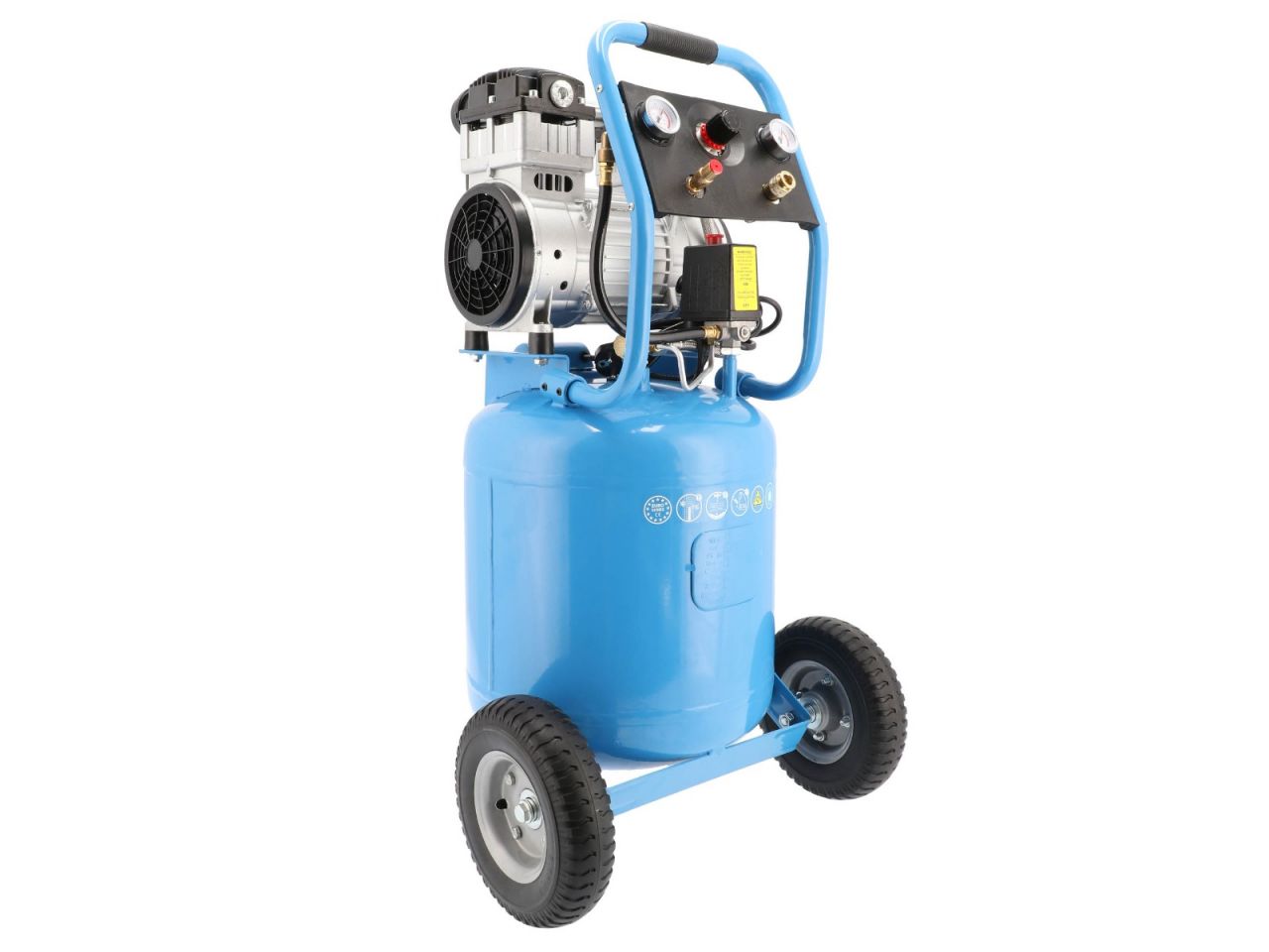 Airpress 36854 Compresor silencioso sin aceite LMVO 40-250 8 bar 2 CV/1,5 kW 150 l/min 38 l