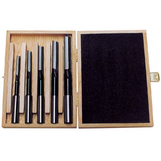 Holzkraft 715333682 Juego de brocas de 5 piezas para agujeros largos, derecha