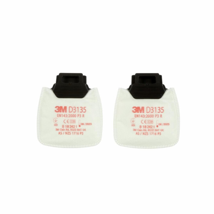 3M 1.21.17.313.50 D3135 Secure Click™ Filtro de partículas, P3 R 40 pares
