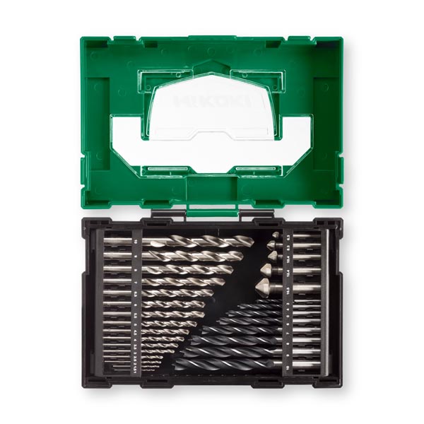 HiKOKI Accesorios 40030031 Juego de avellanadores para taladrar 29 piezas