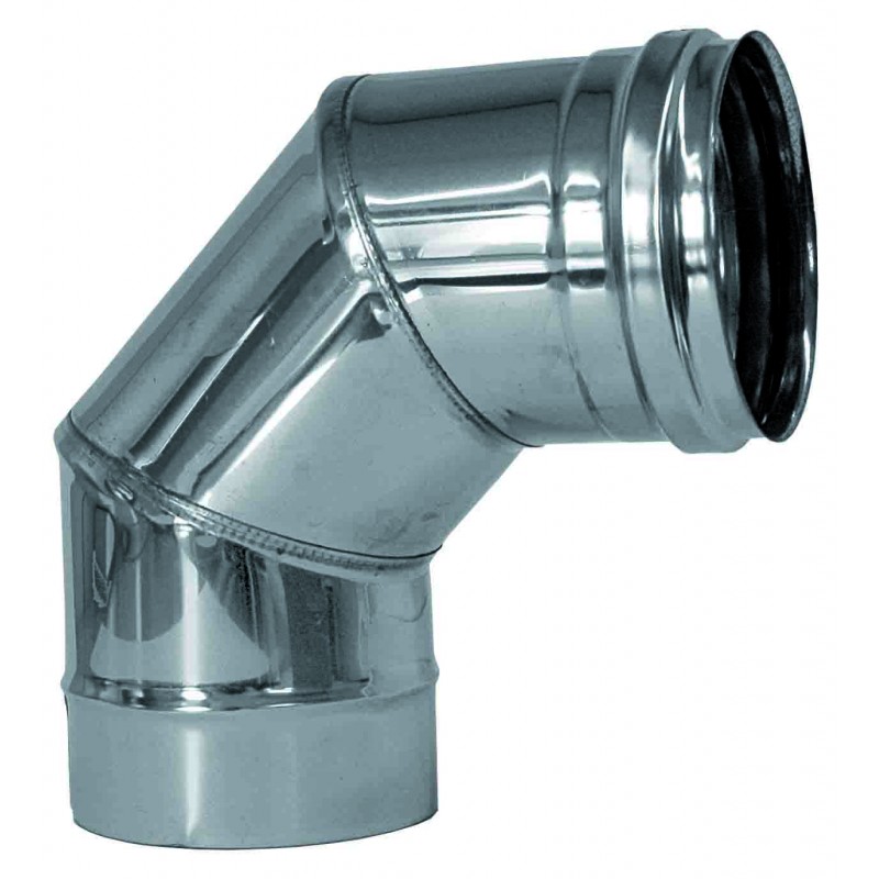 Master Accesorios 4.013.248 Codo de combustión 90° 200 mm Conectable