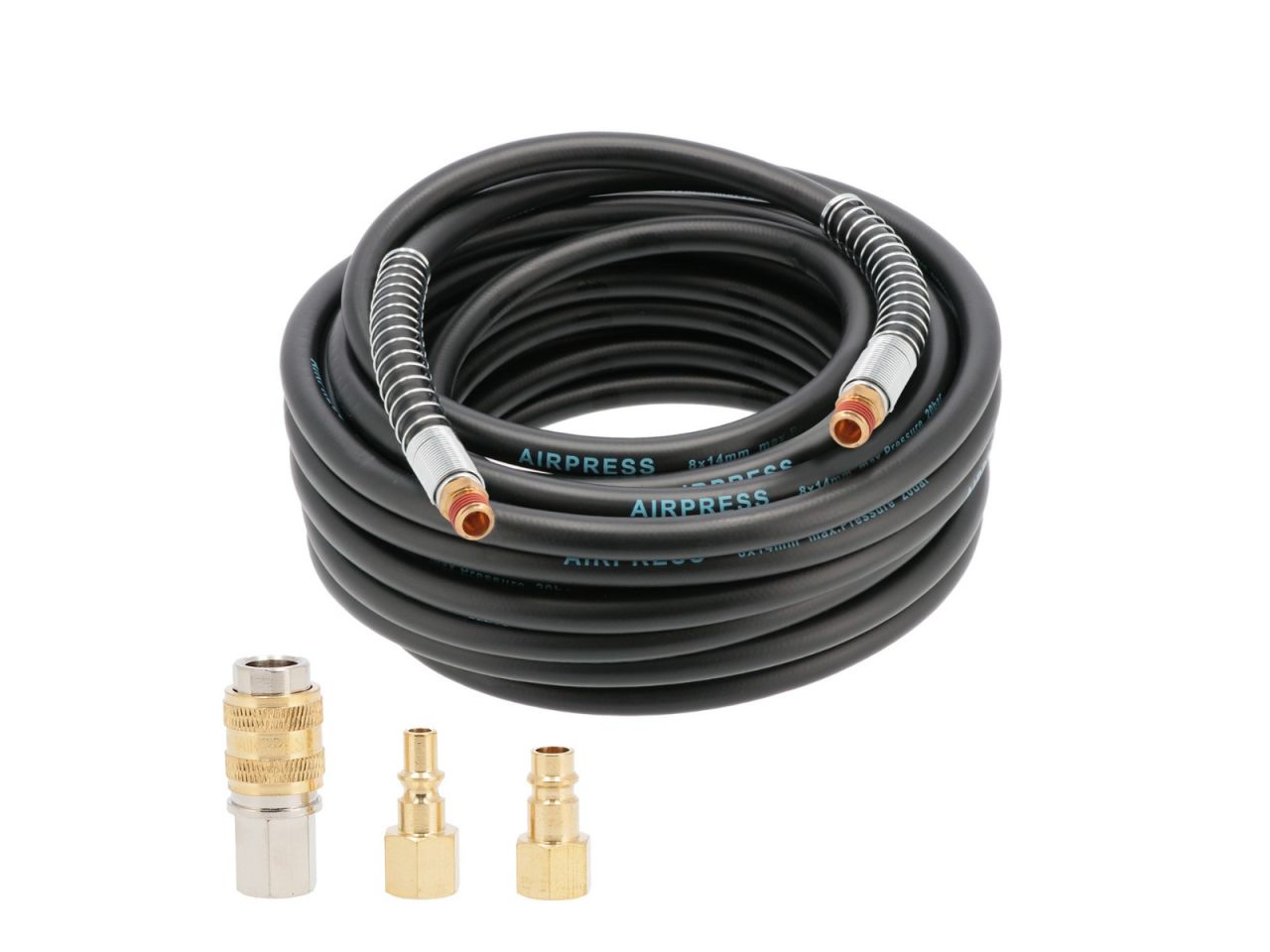 Airpress 40491 Manguera de aire 20 bar 1/4" 15 m 14 x 8 mm incl. conexiones