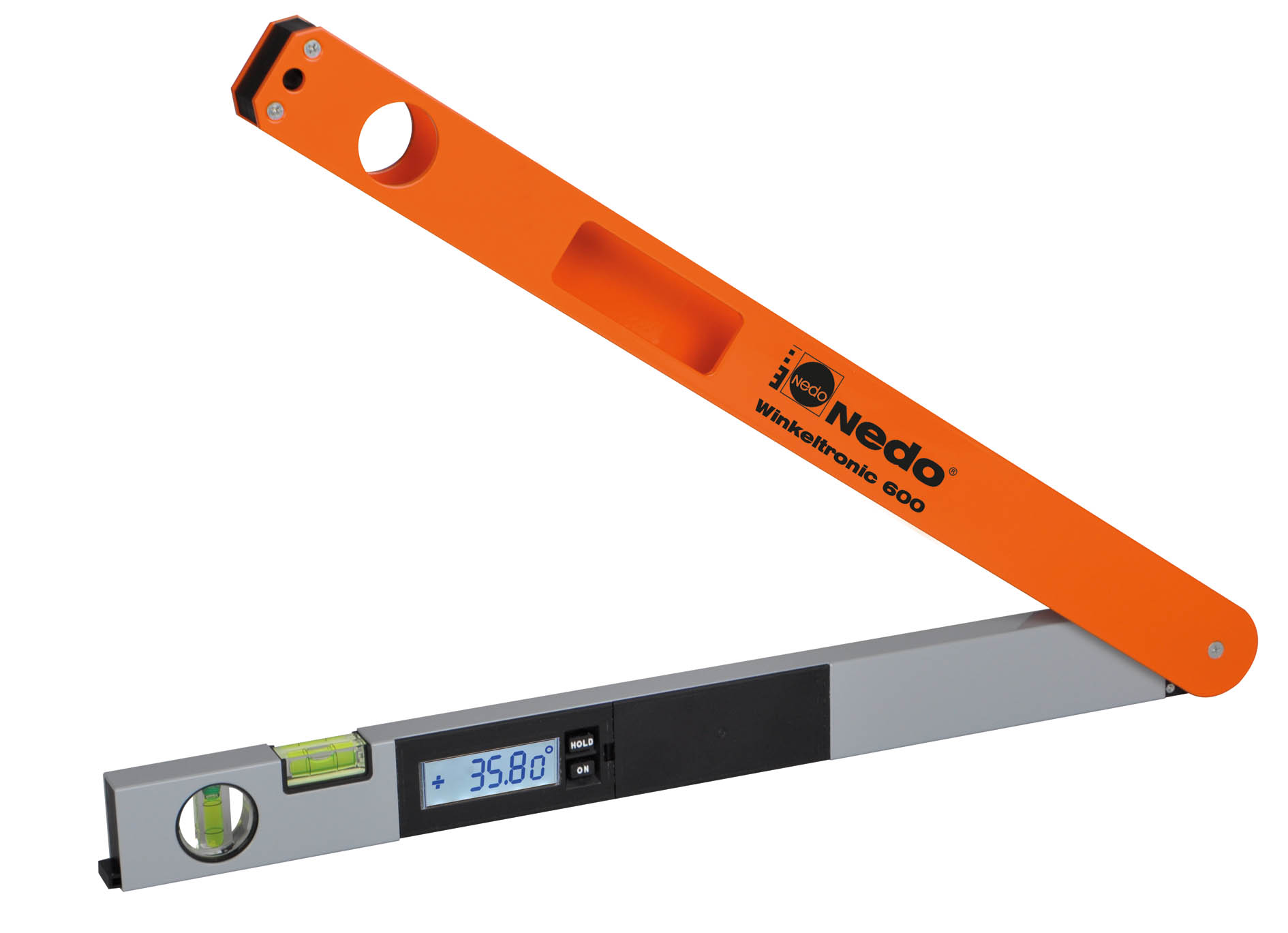 Nedo NV405317 Nivel de burbuja digital Winkeltronic 750 mm con manguito