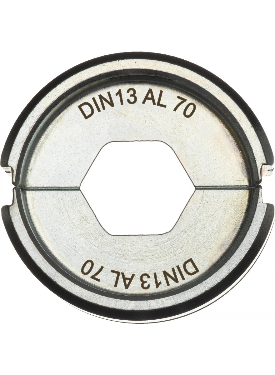 Milwaukee Accesorios 4932459509 DIN13 AL 70 Mordaza de engaste para alicates de engaste de cables M18 HCCT 109/42