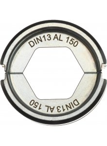Milwaukee Accesorios 4932459511 DIN13 AL 150 Mordaza de engaste 150mm2 para alicates de engaste de cables M18 HCCT 109/42