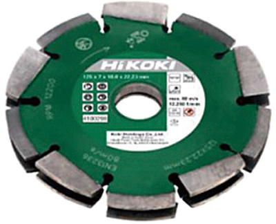 HiKOKI Accesorios 4100298 Hoja de sierra diamantada 125mm 2 hojas para ranuras de 20mm
