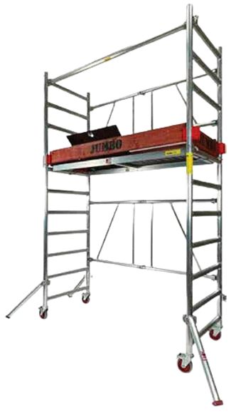 Little Jumbo 41601939 JUMBO Andamio plegable 180 + sección plegable 100 - Completo