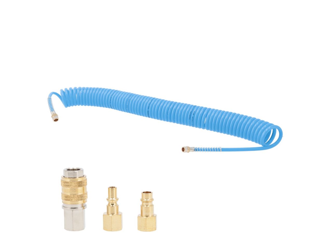 Airpress 4304234 Manguera en espiral 10 bar 1/4" 5 m 5 x 8 mm incl conexiones