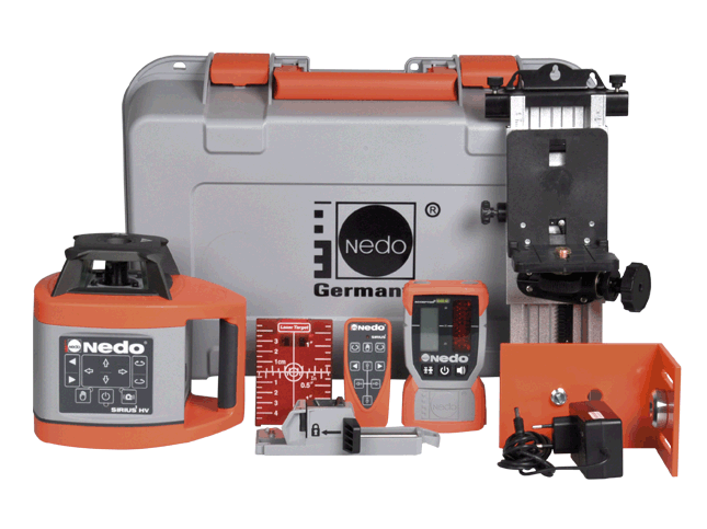 Nedo 471944 Láser rotativo Sirius 1 HV Set2 + Accesorios