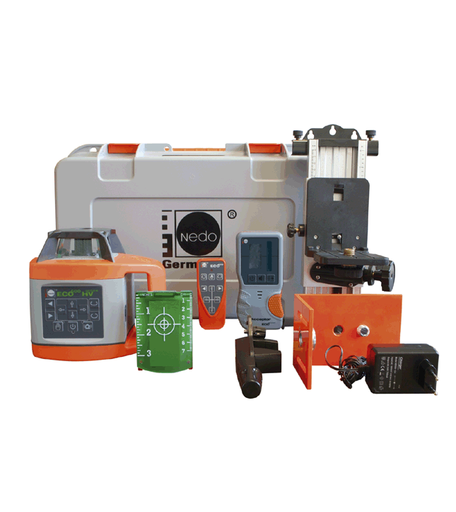 Nedo 471952 ¡Nedo SIRIUS 1 HV verde Láser de construcción horizontal/vertical + accesorios!