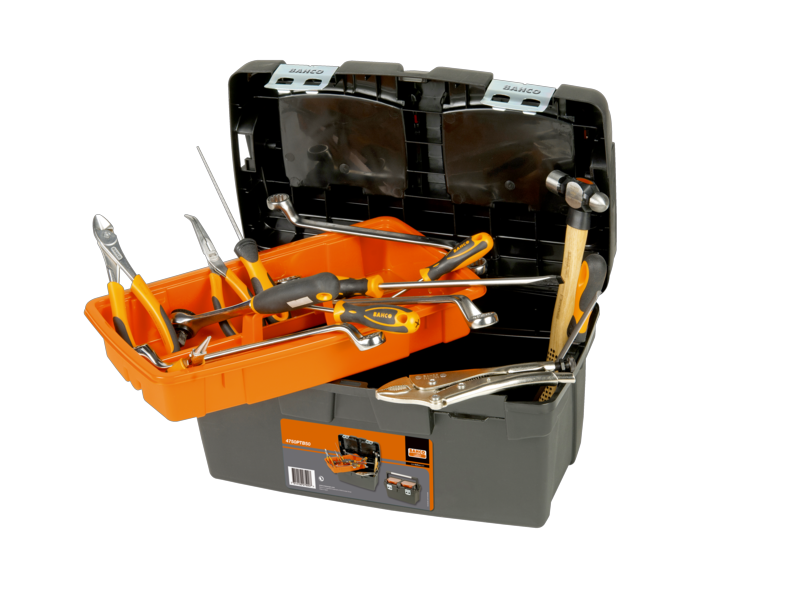 Bahco 4750PTB50 Maletín de plástico para herramientas