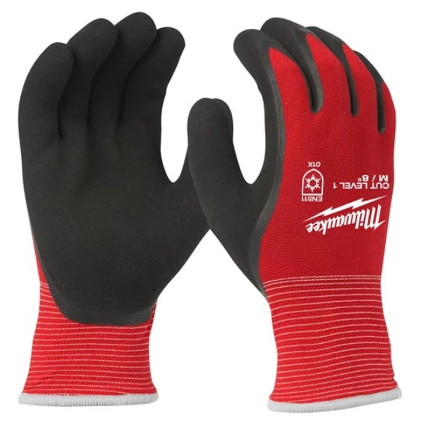 Milwaukee Accesorios 4932471343 Guantes de trabajo de invierno corte clase 1/A - M/8 - 1 par