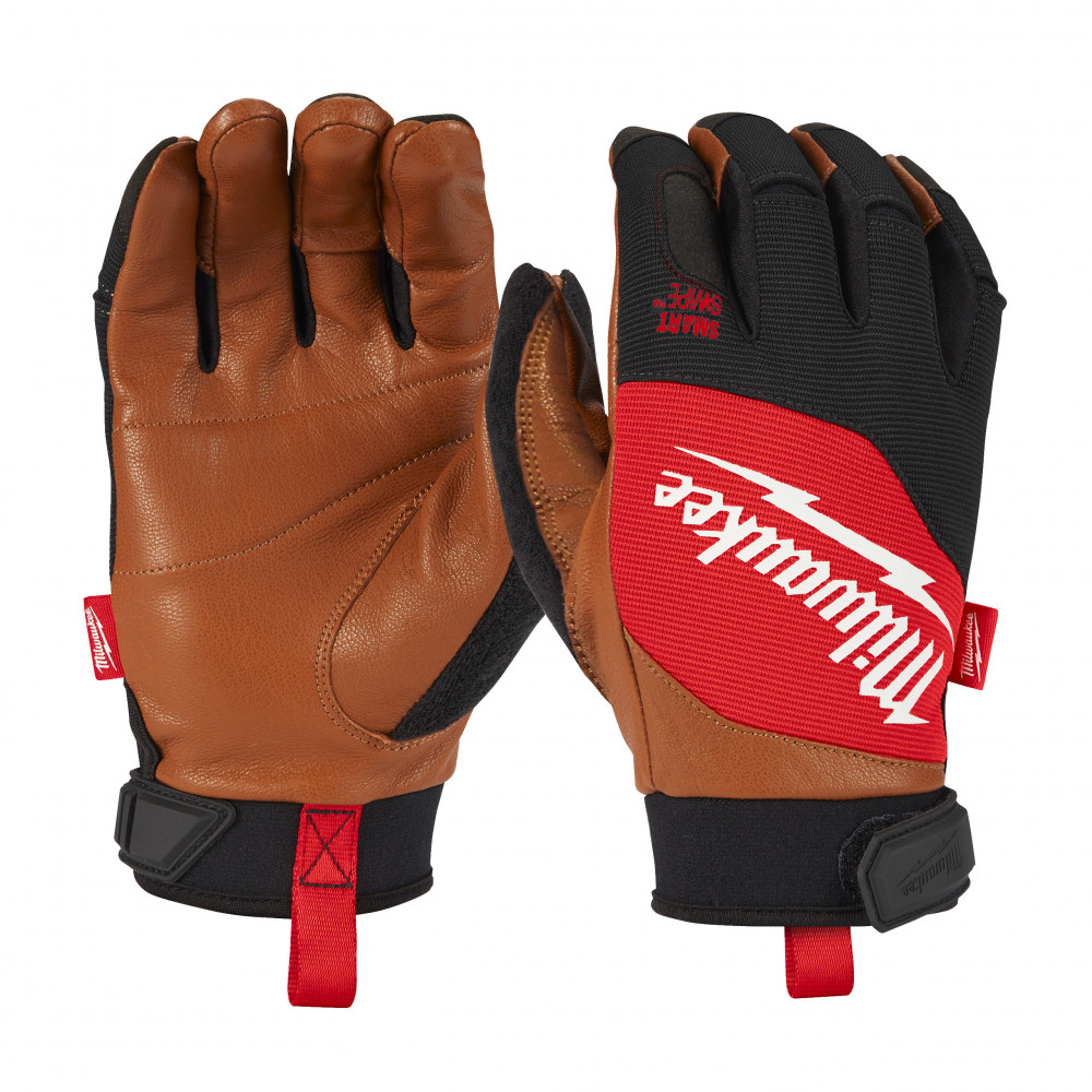 Milwaukee Accesorios 4932471913 Guantes de piel Hybrid 1 Par Talla 9/L