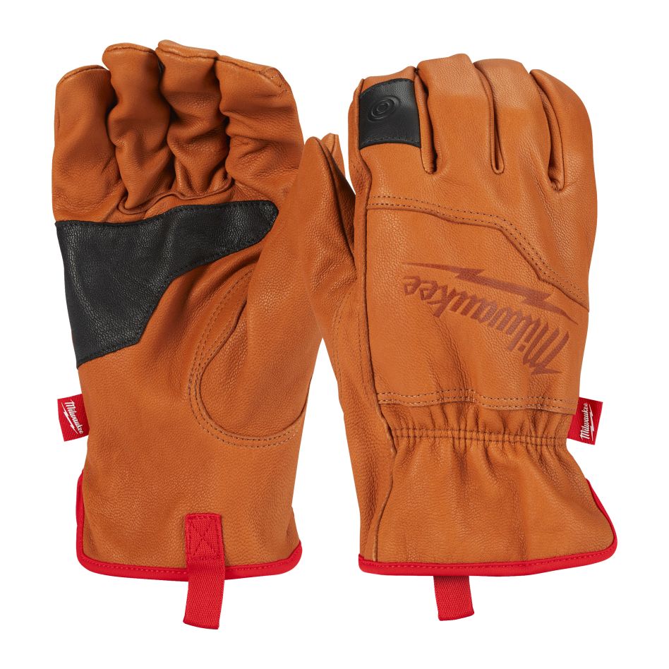 Milwaukee Accesorios 4932478125 Guantes de trabajo de cuero - XL/10 - 1 par