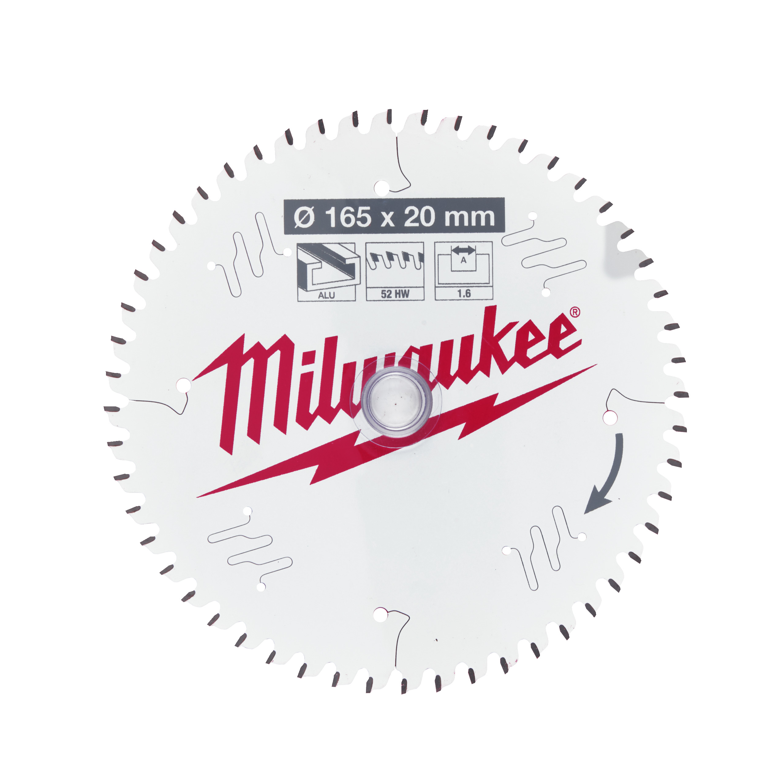 Milwaukee Accesorios 4932479087 CSB P Alu165x20x1,6x52ATB - 1 pieza