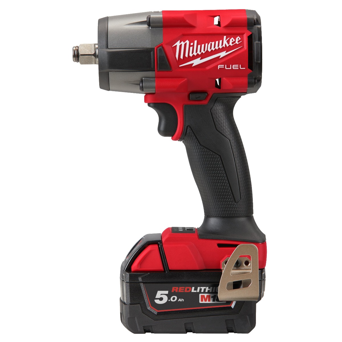 Milwaukee 4933478450 M18 FMTIW2F12-502X Llave de impacto Fuel Accu de 1/2" con anillo de fricción 18V 5,0Ah Rojo Li-Ion