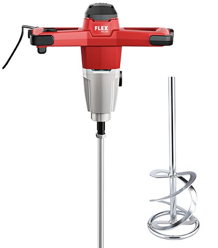 Flex-tools 495913 MXE1200 + WR2 140 Mezclador de 1200 vatios con 1 marcha e interruptor de velocidad
