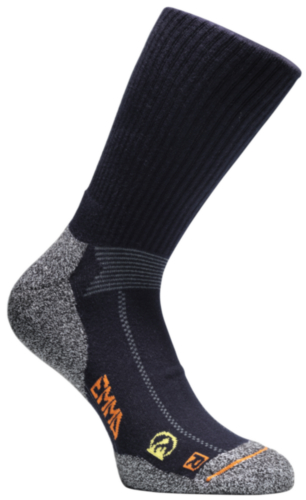 Emma Hydro-Dry® Working Sustainable - calcetines negro/gris