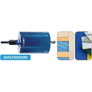 Rotec 529.1601 Broca de penetración en el techo 160x150mm 4-6tpi incl. broca + adaptador 6kt