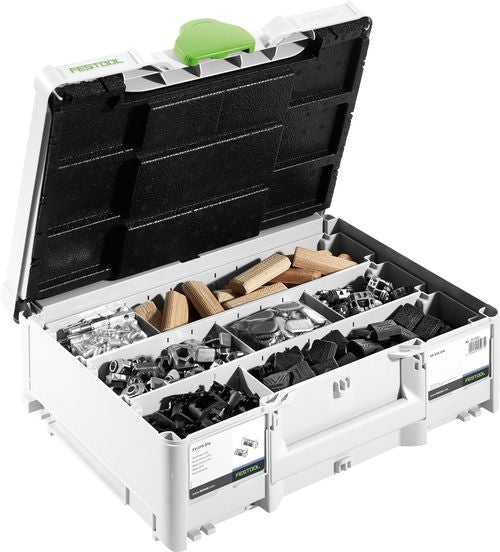 Festool Accesorios 576795 SV-SYS D14 Surtido de conectores Domino en systainer