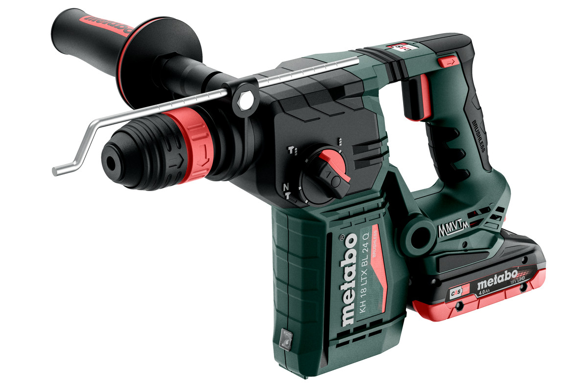 Metabo 601714800 Martillo combinado KH 18 LTX BL 24 Q Accu SDS-Plus 18V 4.0Ah LiHD