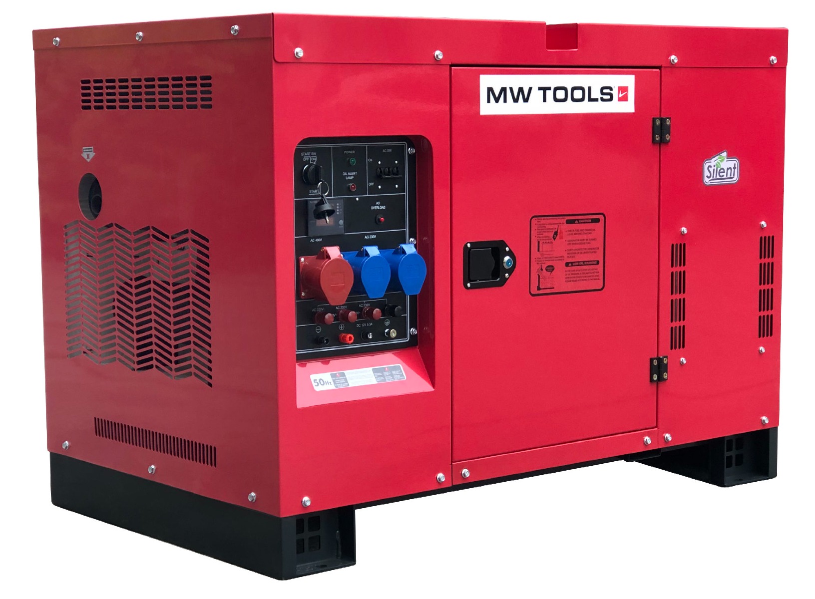 Metal Works 724562243 DG150EP Generador Diesel 1x230V 12.0KW / 3x400V 15.0KW con conexión para tanque de combustible externo