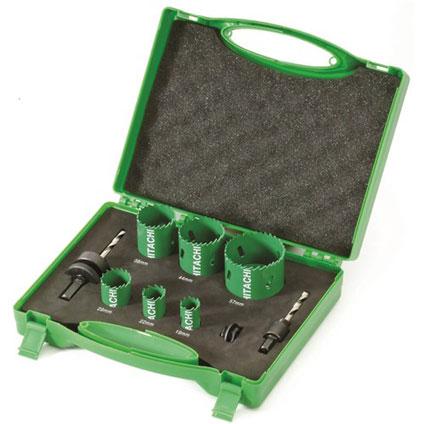 HiKOKI Accesorios 752171 Juego de sierras para agujeros Plumber''s BI Metal de 9 piezas