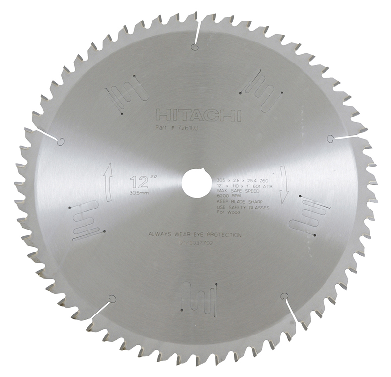 HiKOKI Accesorios 4100023 Hoja de sierra circular para madera 255 x 30, 24 dientes para usar con C10FCB / C10FCH / C10FCH2 / C10FSB / C10FSH / C10RA