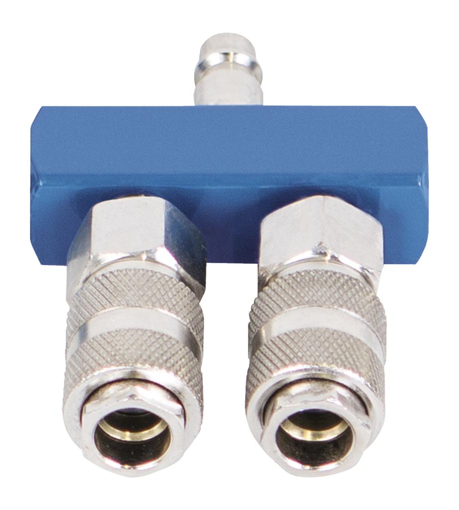 Scheppach 7906100722 Distribuidor de aire de 2 vías