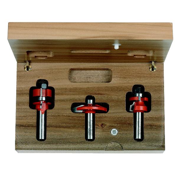 CMT 900.024.11 Juego de 3 piezas para puertas de cocina pequeñas eje de 8 mm