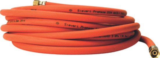 Sievert 770038 Manguera de gas Ø 6,3 mm 3/8 "L fija 10 metros para Promatic y PRO 88/86